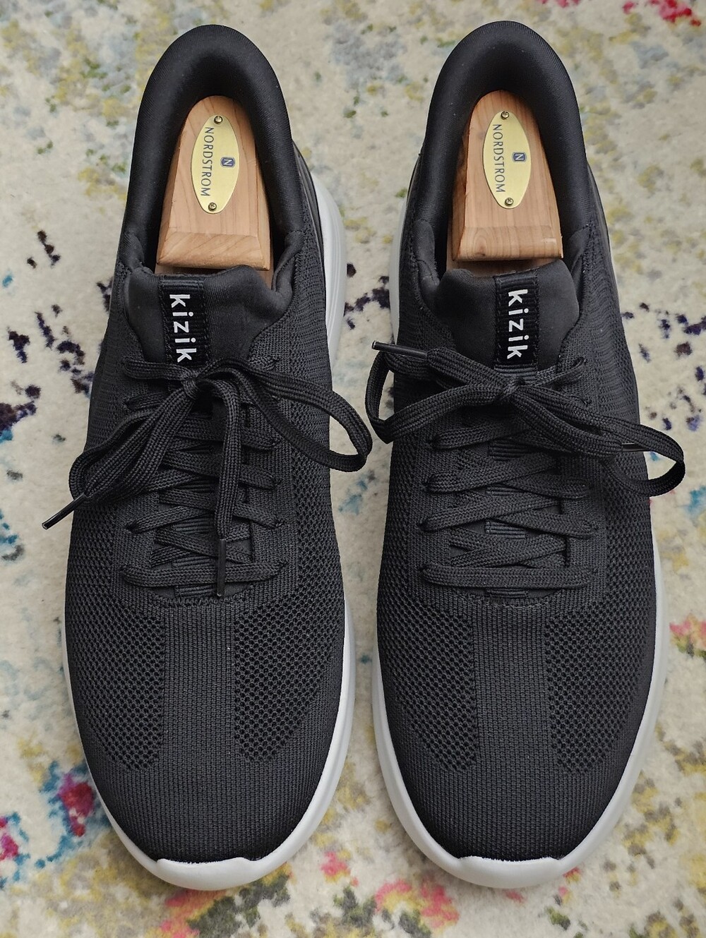 Kizik Athens 2 Athletic Shoes Men’s Size 11 Hand Free Sneakers Black Lace Up